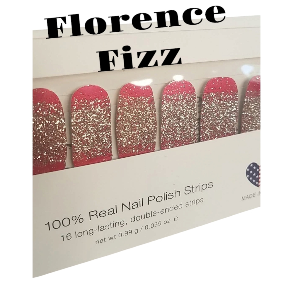 NWT Florence Fizz Retired COLOR STREET Nail Polish Strips